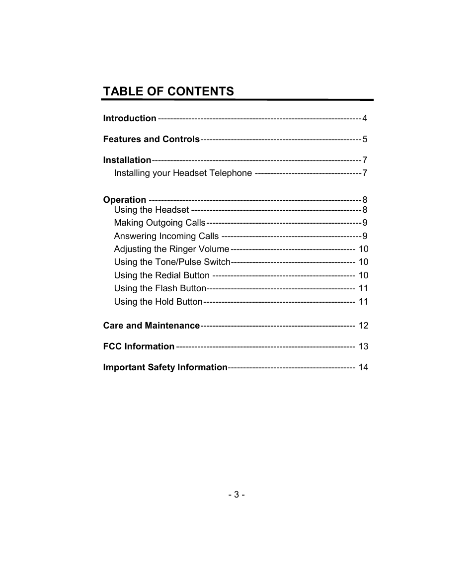 Aastra Telecom BE-100HT User Manual | Page 3 / 14