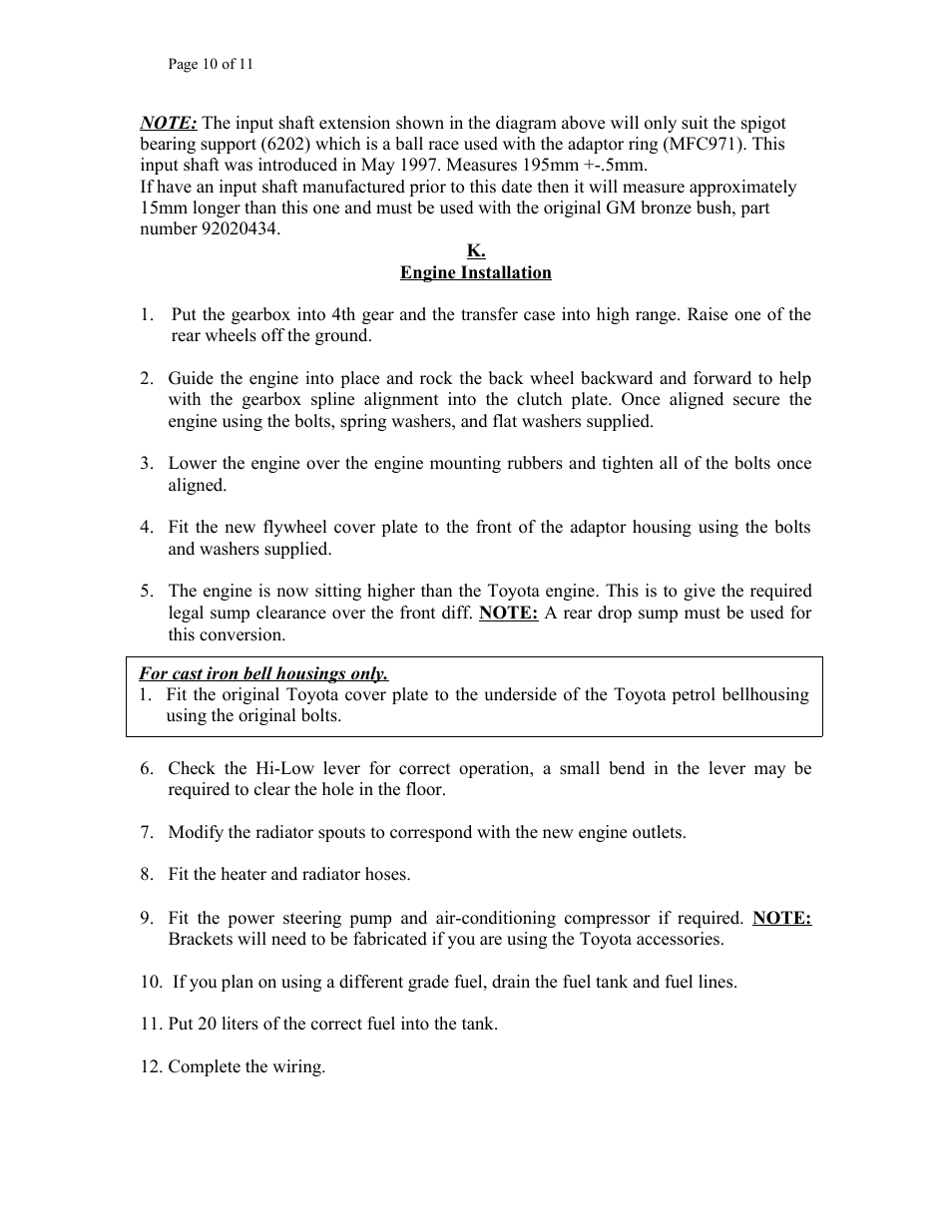 Advance Adapters 713025-EK User Manual | Page 10 / 11