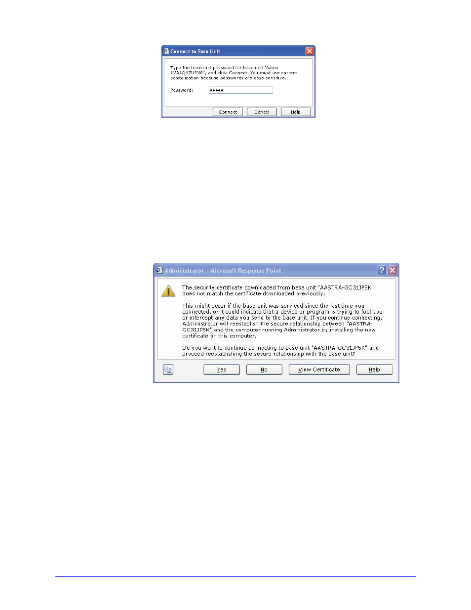 Response point administrator | Aastra Telecom 6753i R User Manual | Page 16 / 80