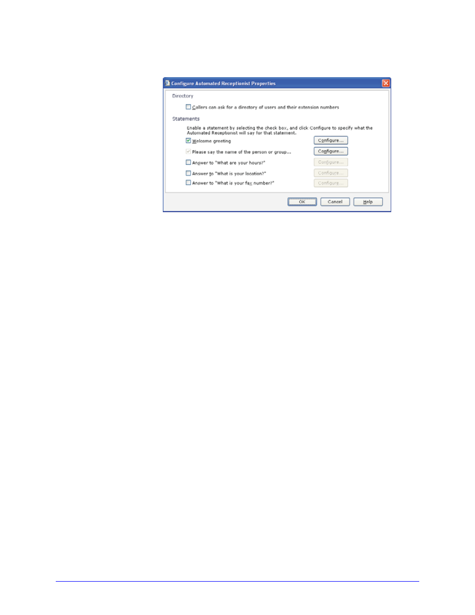 Configuring bypass receptionist, Advanced admi nistrator options | Aastra Telecom 6753i R User Manual | Page 45 / 80