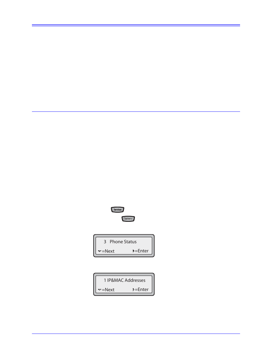 Setting options via the aastra web ui, Finding your phone’s ip address, Using administrator | Using the phone interface | Aastra Telecom 6753i R User Manual | Page 55 / 80