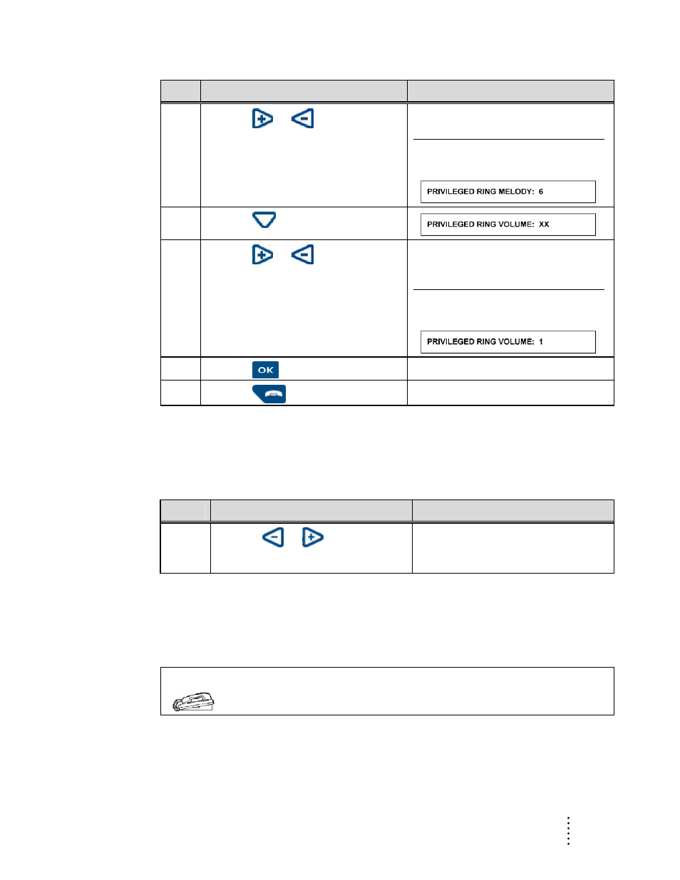 Listening volume, Key beep volume | Aastra Telecom ITE-760 User Manual | Page 29 / 111