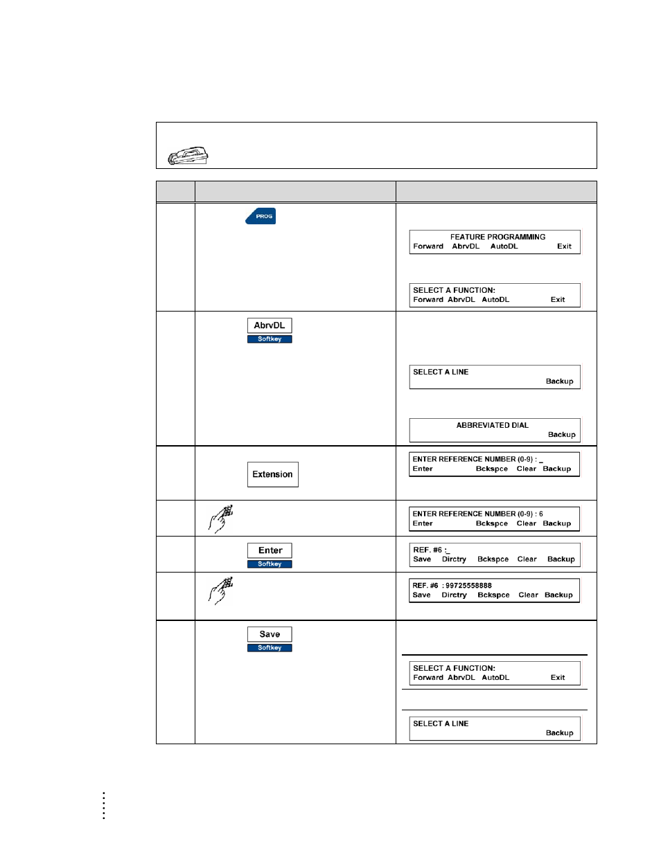 Program an abbreviated dial number | Aastra Telecom ITE-760 User Manual | Page 36 / 111