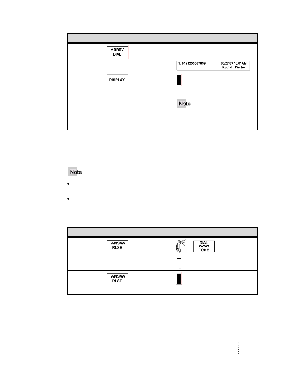 Answer/release, Use the answer release key | Aastra Telecom ITE-760 User Manual | Page 39 / 111