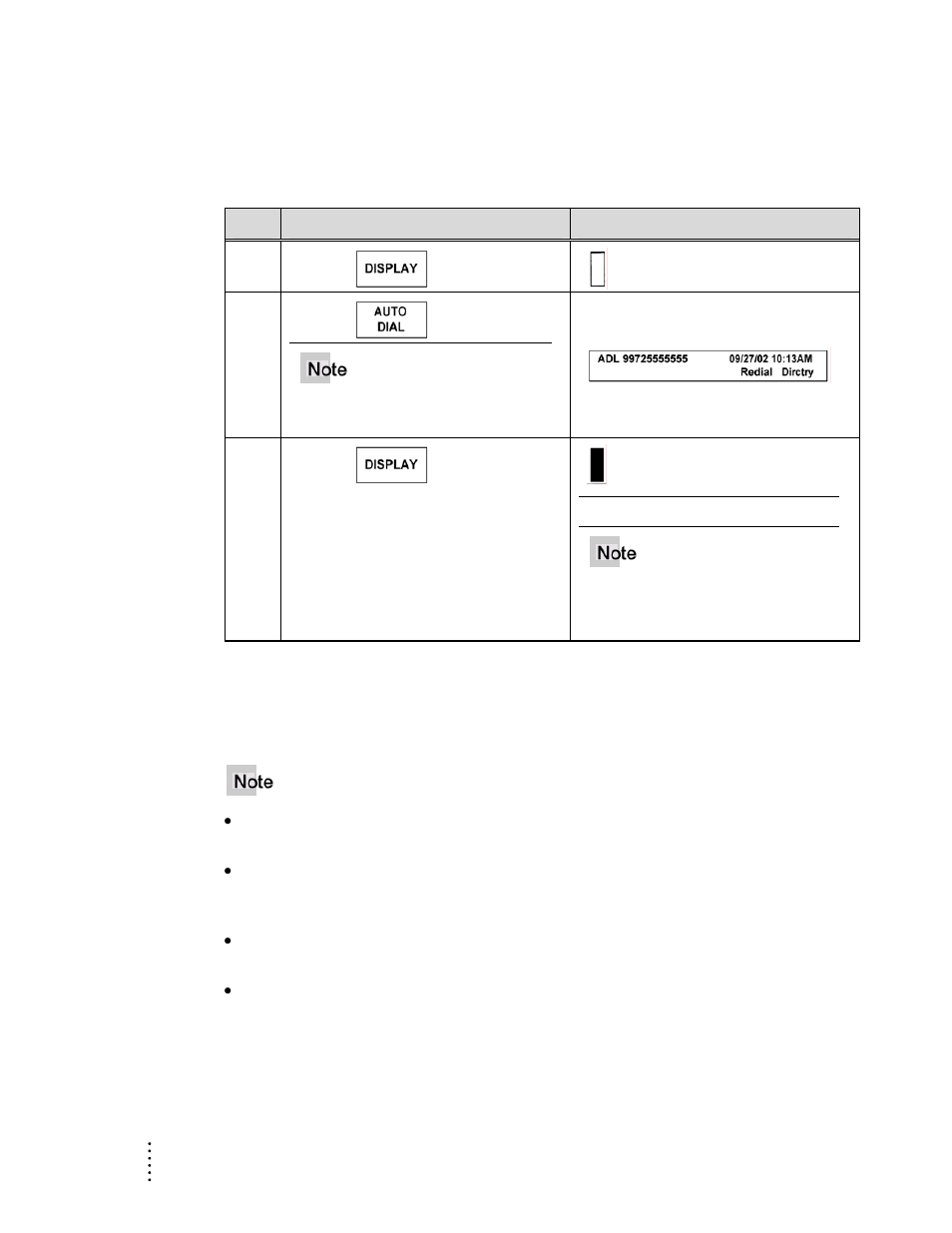 Display an auto dial number, Busy override | Aastra Telecom ITE-760 User Manual | Page 42 / 111