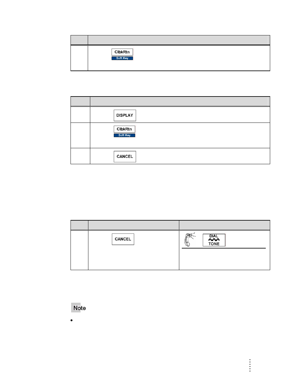 Display and cancel a callback, Cancel, Use cancel | Conference | Aastra Telecom ITE-760 User Manual | Page 57 / 111