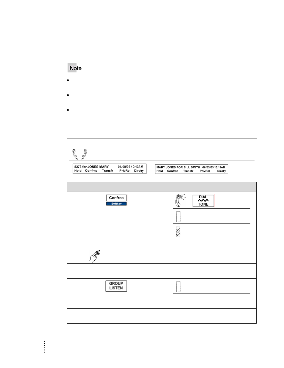 Group listen, Add group listen parties to a conference | Aastra Telecom ITE-760 User Manual | Page 62 / 111