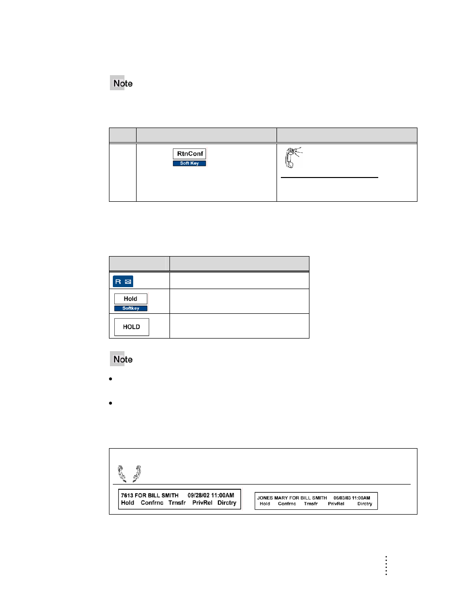 Rejoin the conference, Hold, Place a call on hold | Aastra Telecom ITE-760 User Manual | Page 63 / 111