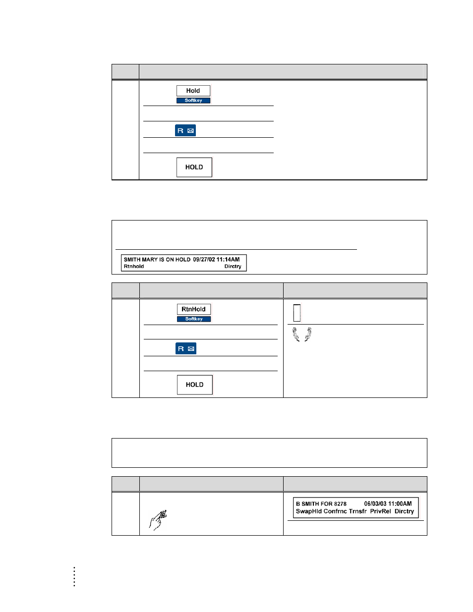 Retrieve a party on hold | Aastra Telecom ITE-760 User Manual | Page 64 / 111