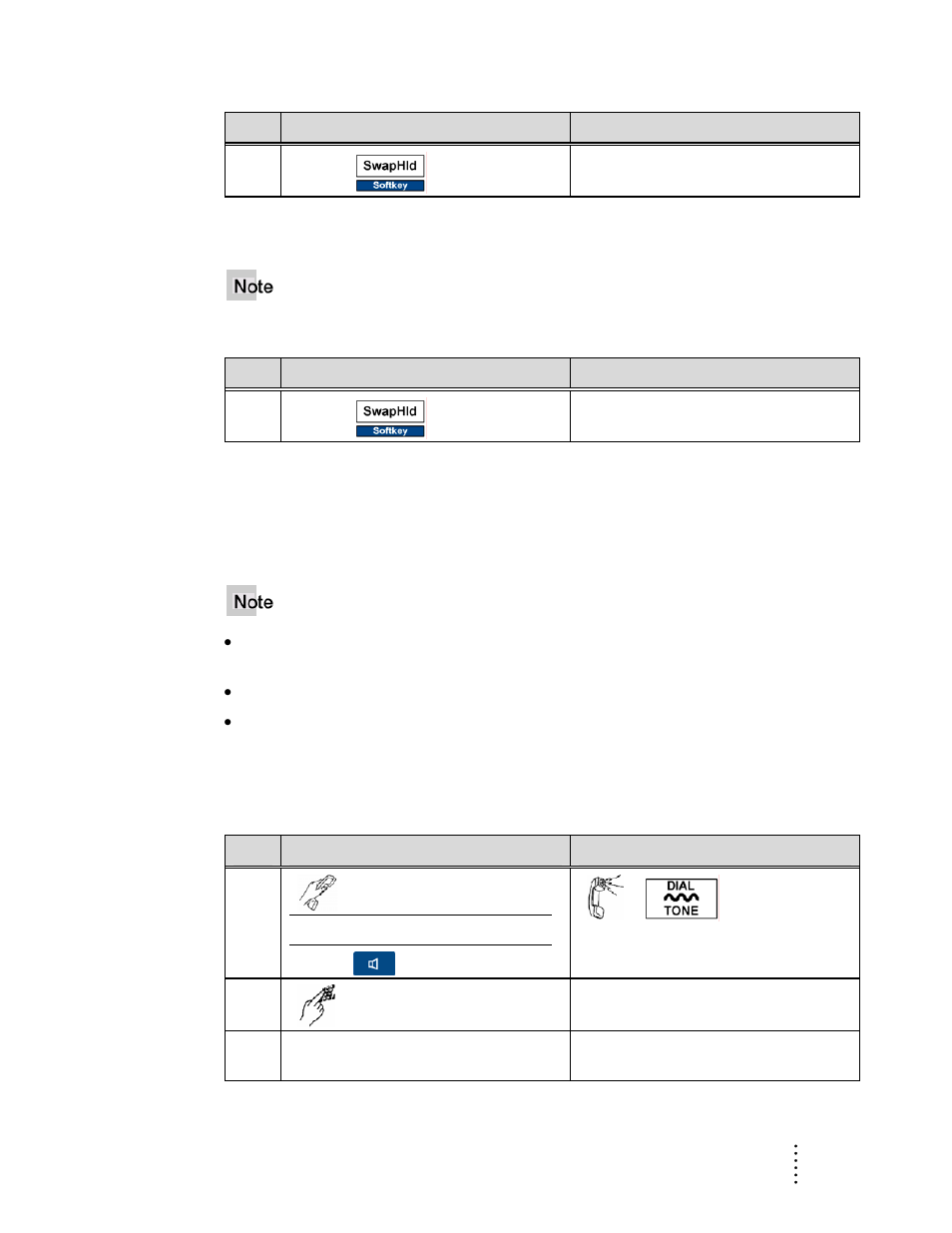 Toggle between held calls, Hotline conference, Initiate a hotline conference call | Aastra Telecom ITE-760 User Manual | Page 65 / 111