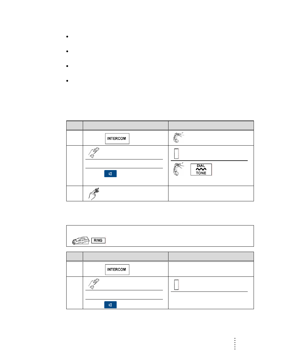 Place an intercom call, Answer an intercom call | Aastra Telecom ITE-760 User Manual | Page 67 / 111