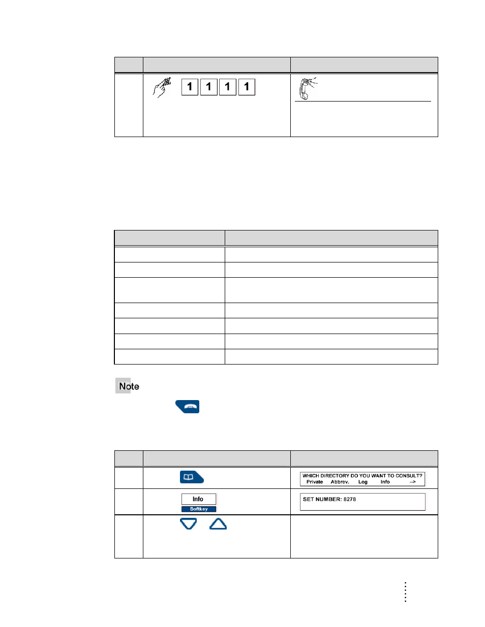 Information directory, View the information directory | Aastra Telecom ITE-760 User Manual | Page 87 / 111