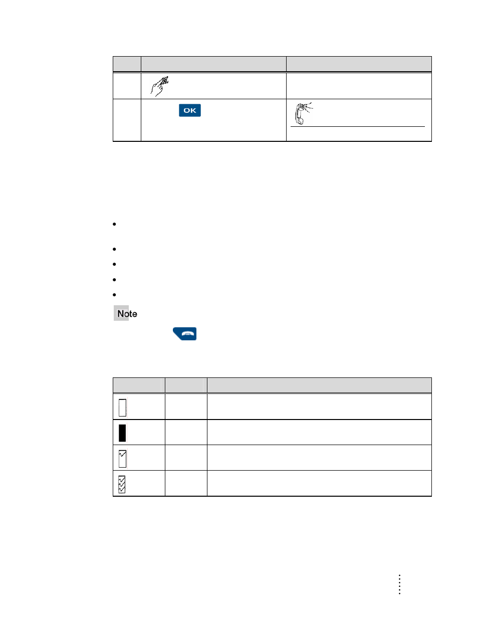 Incoming calls log, Message key lamp status | Aastra Telecom ITE-760 User Manual | Page 89 / 111