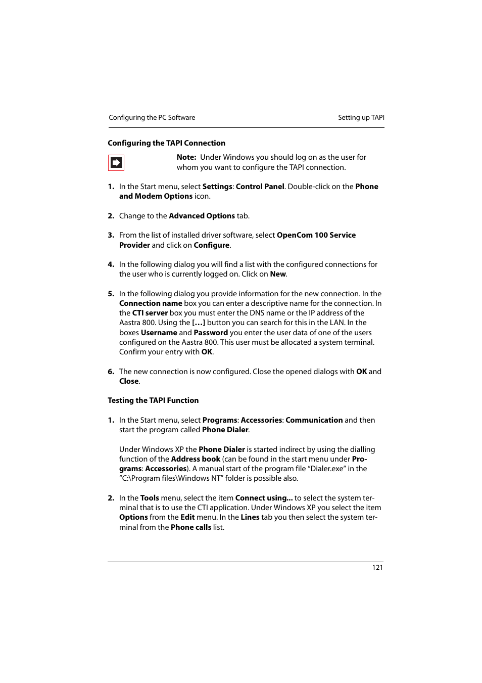 Aastra Telecom 800 User Manual | Page 123 / 136