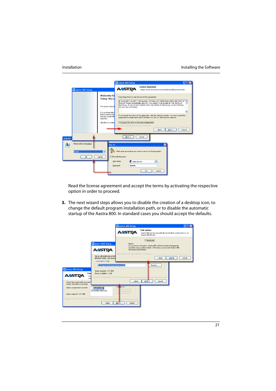 Aastra Telecom 800 User Manual | Page 23 / 136