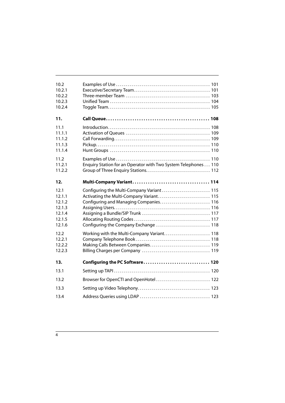 Aastra Telecom 800 User Manual | Page 6 / 136