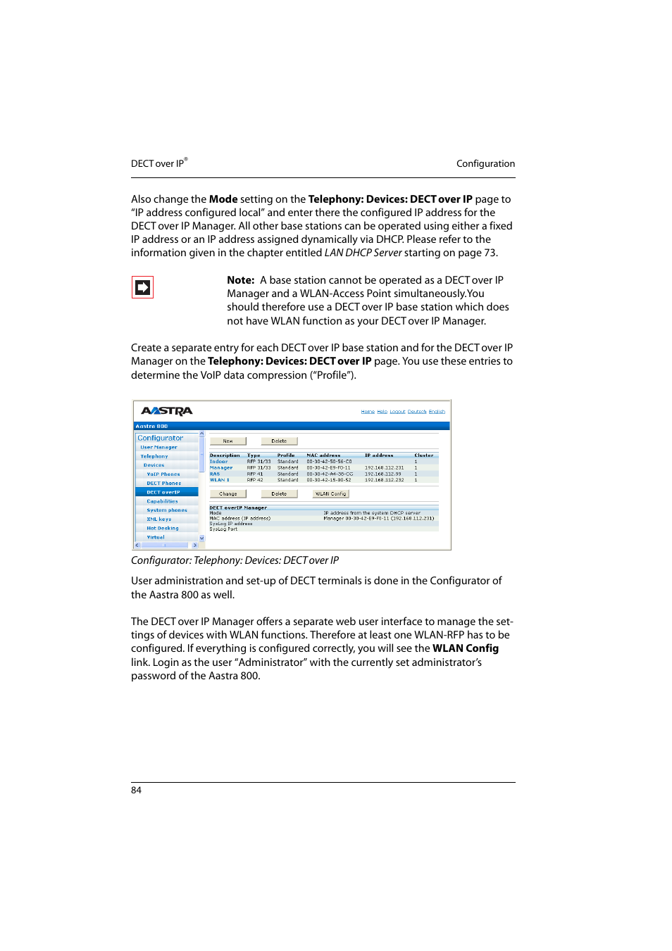 Aastra Telecom 800 User Manual | Page 86 / 136