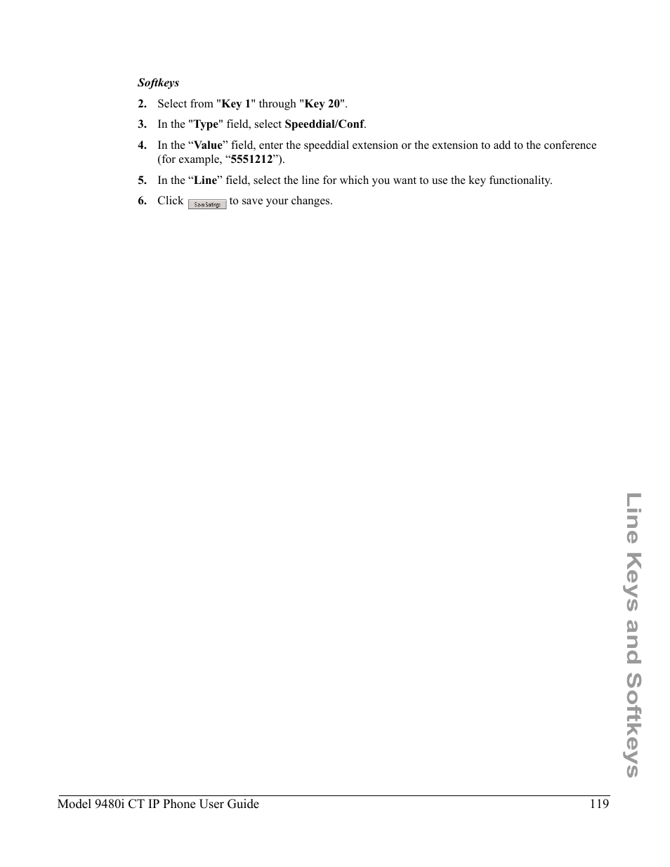 Line keys and softkeys | Aastra Telecom 9480i CT User Manual | Page 129 / 290
