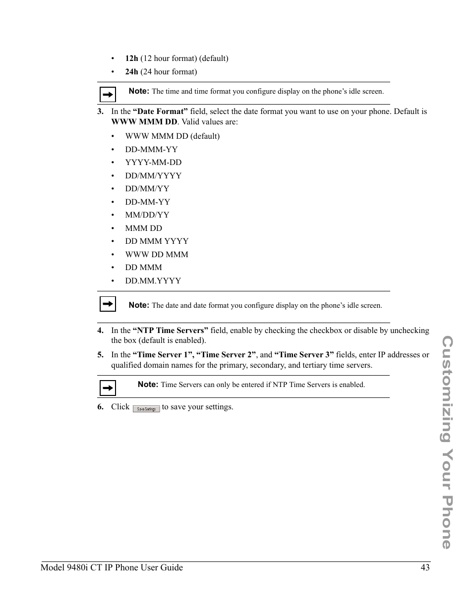 Customizing your phone | Aastra Telecom 9480i CT User Manual | Page 53 / 290