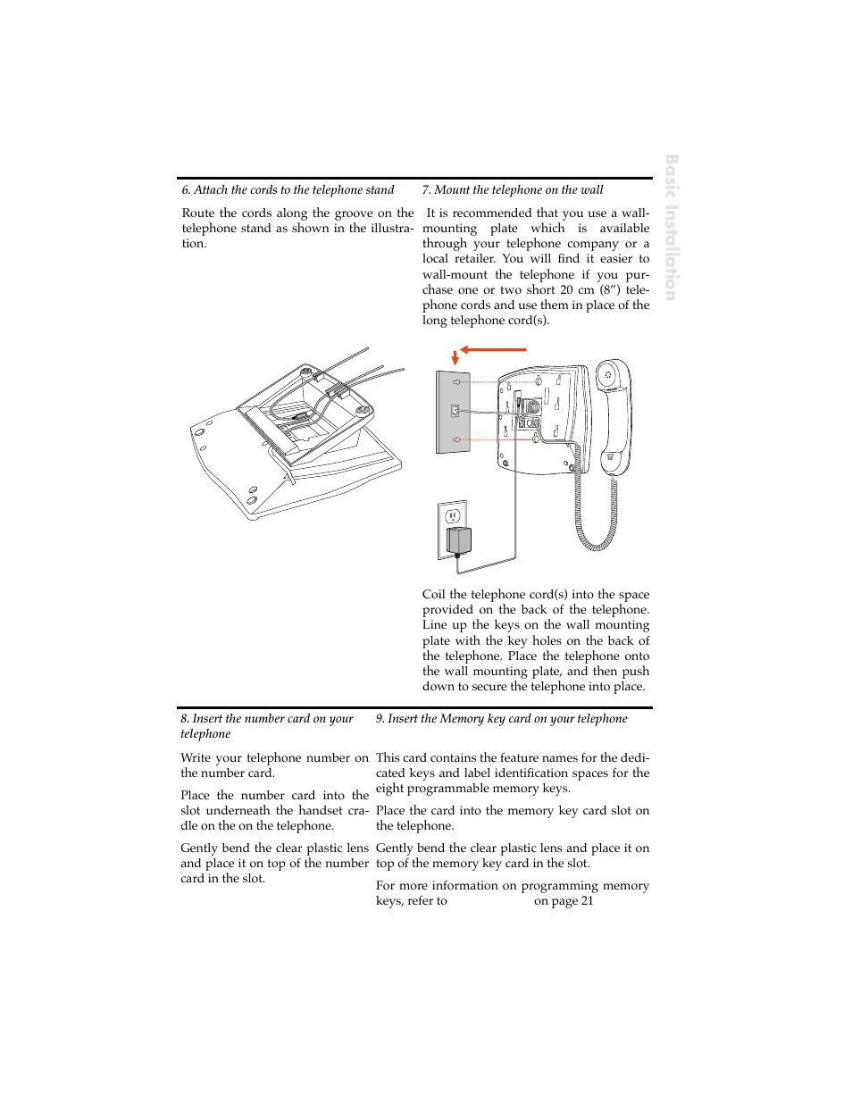 Basic installation | Aastra Telecom 9120 User Manual | Page 9 / 40