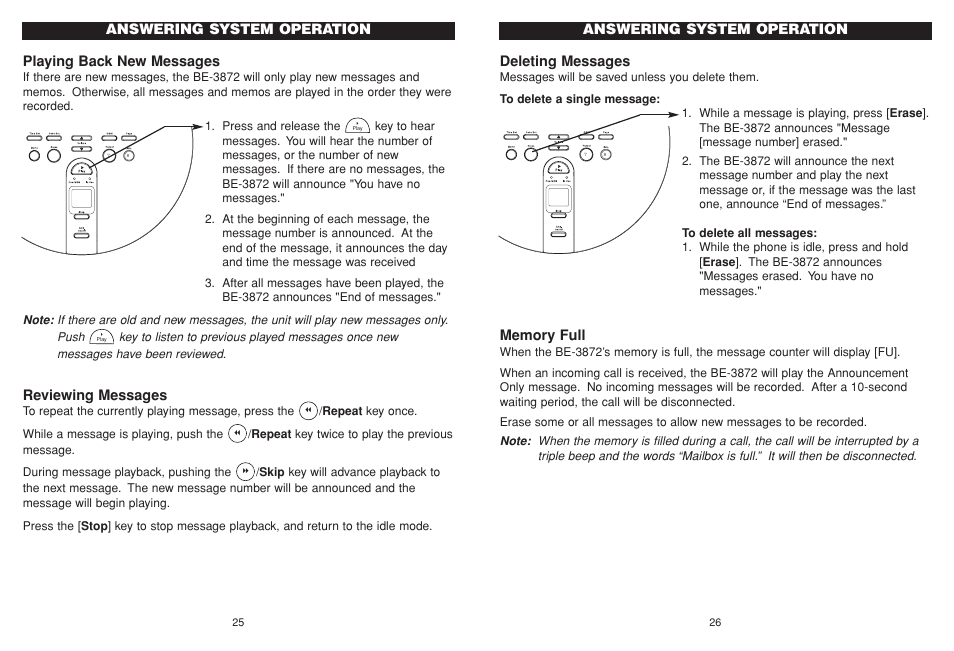 Aastra Telecom BE-3872 User Manual | Page 14 / 18