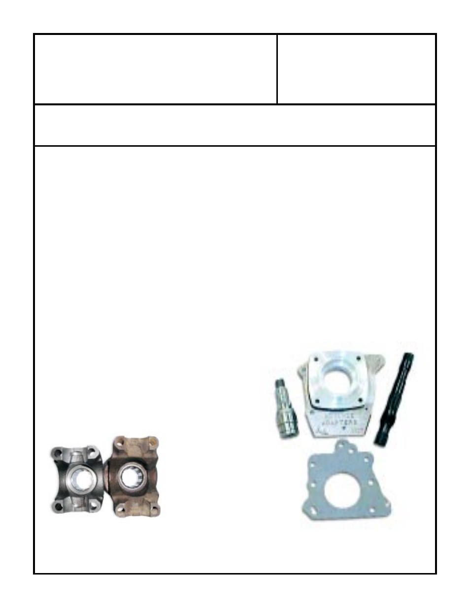 Advance Adapters 50-3000 User Manual | 3 pages