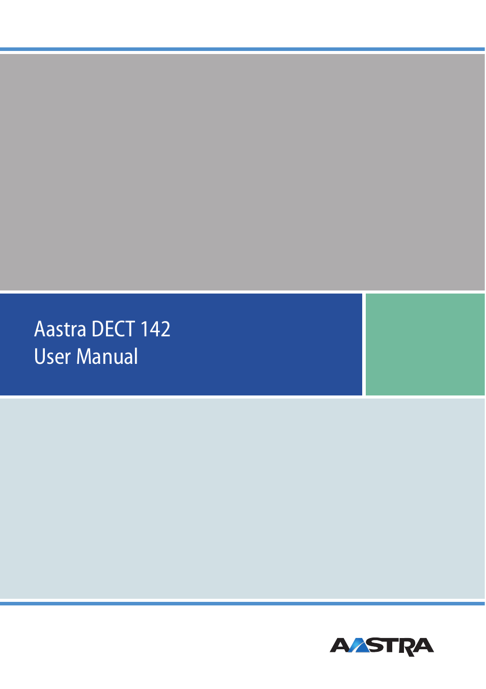 Aastra Telecom DECT 142 User Manual | 72 pages