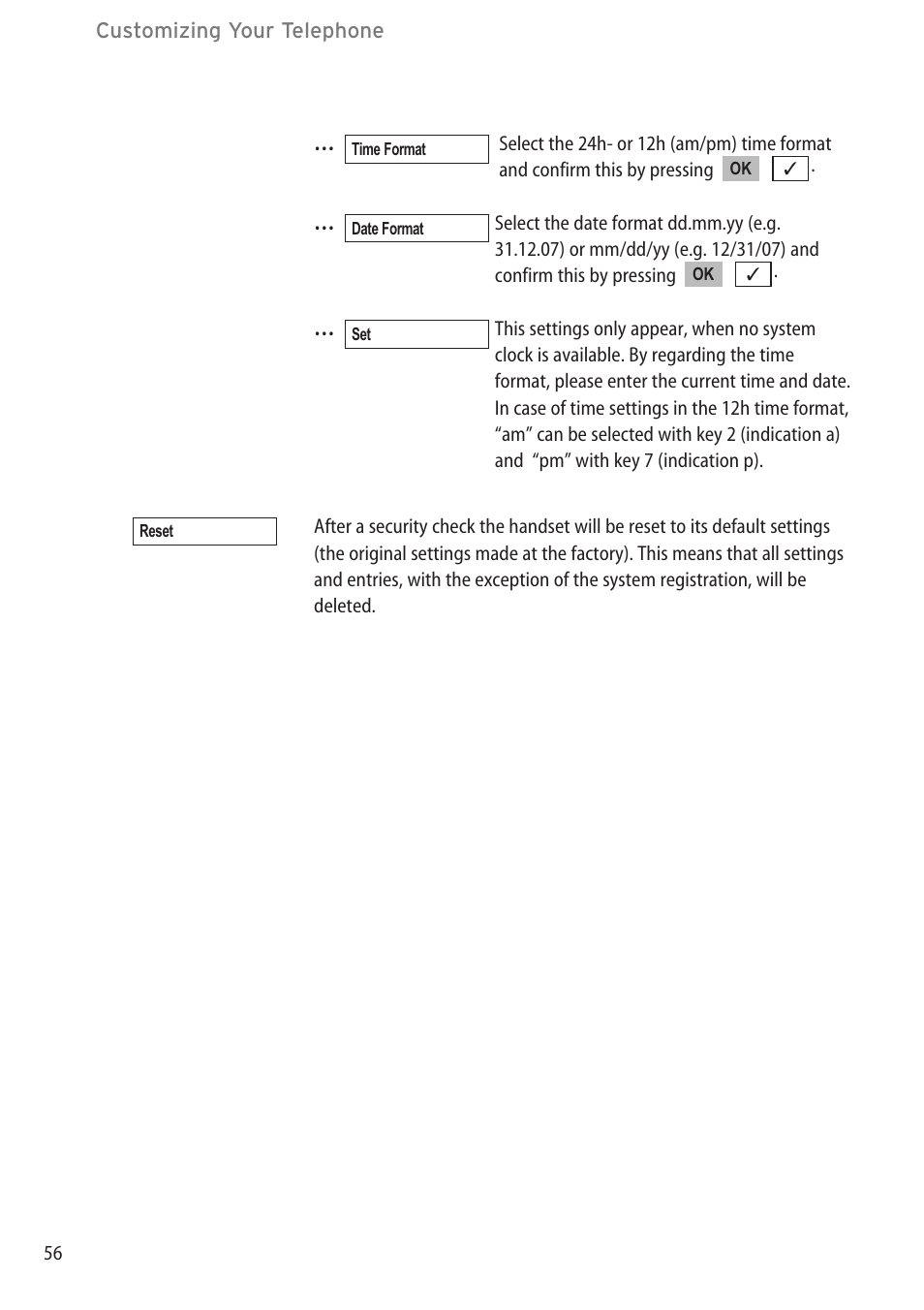 Aastra Telecom DECT 142 User Manual | Page 62 / 72