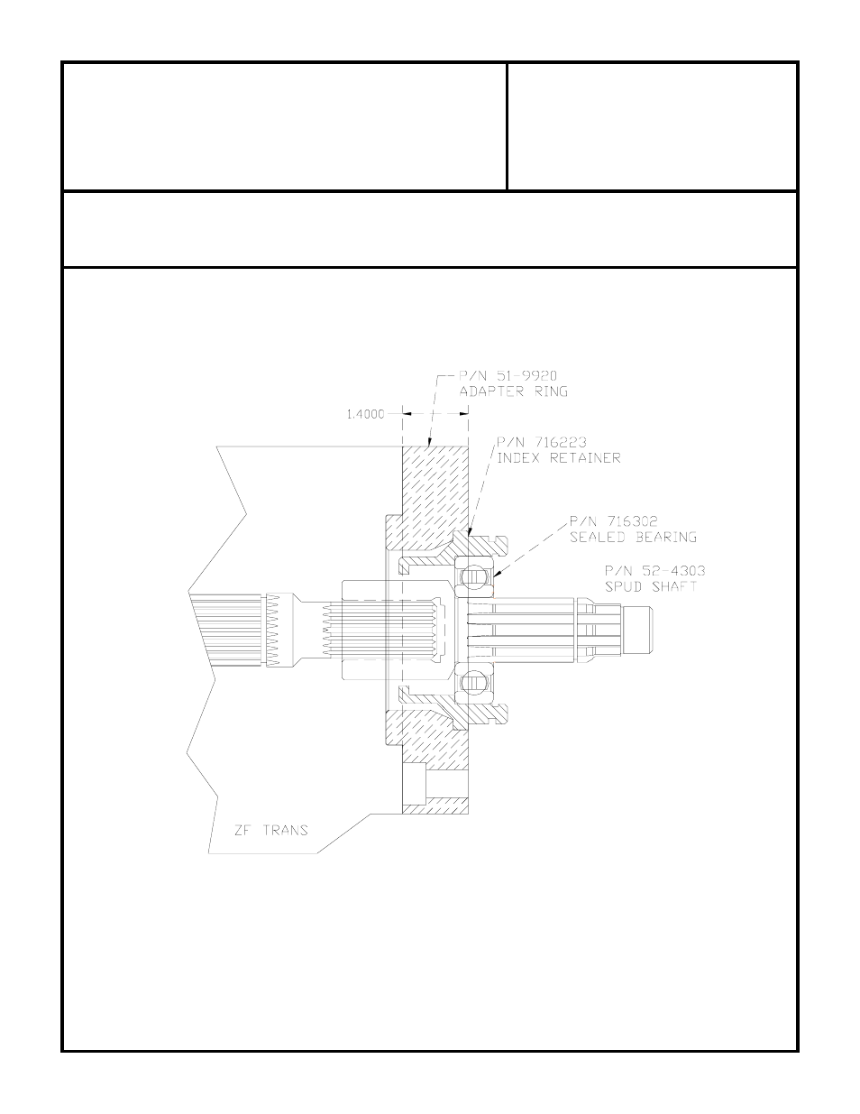 Zf transmission to bronco dana 20 | Advance Adapters 50-4303 User Manual | Page 2 / 2