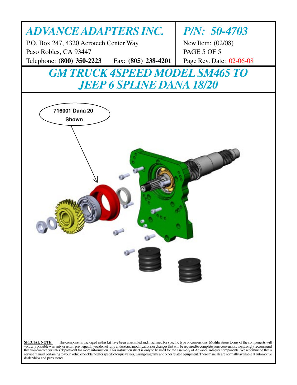 Advance Adapters 50-4703 User Manual | Page 5 / 5