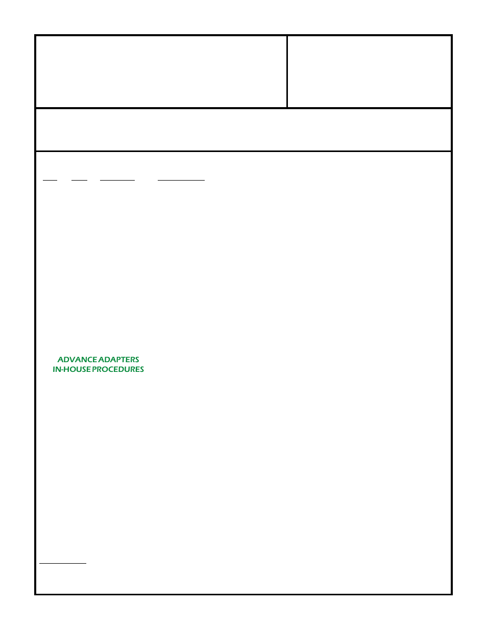 Advance Adapters 50-5802 User Manual | 3 pages