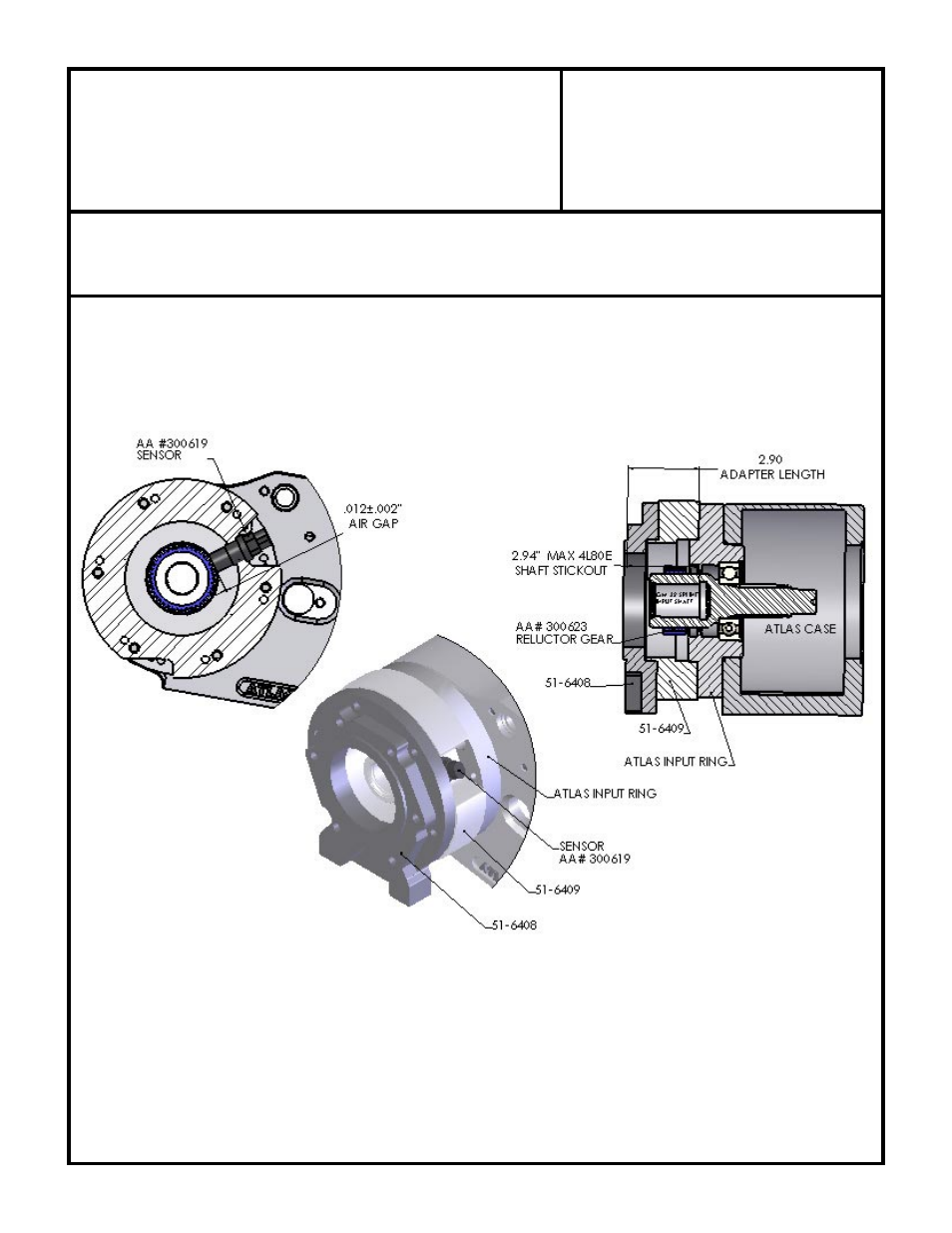 Gm 4l80e automatic to atlas 4 speed transfer case | Advance Adapters 50-6410 User Manual | Page 2 / 2