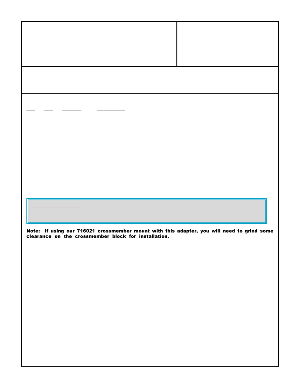 Advance Adapters 50-9702 User Manual | 3 pages