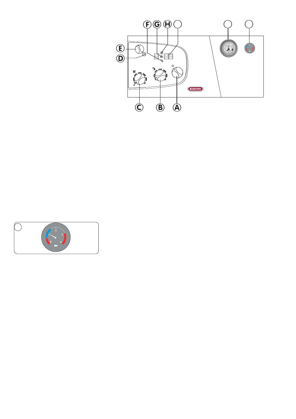 Ij k, Operating instructions | Ariston 28 MFFI User Manual | Page 3 / 8