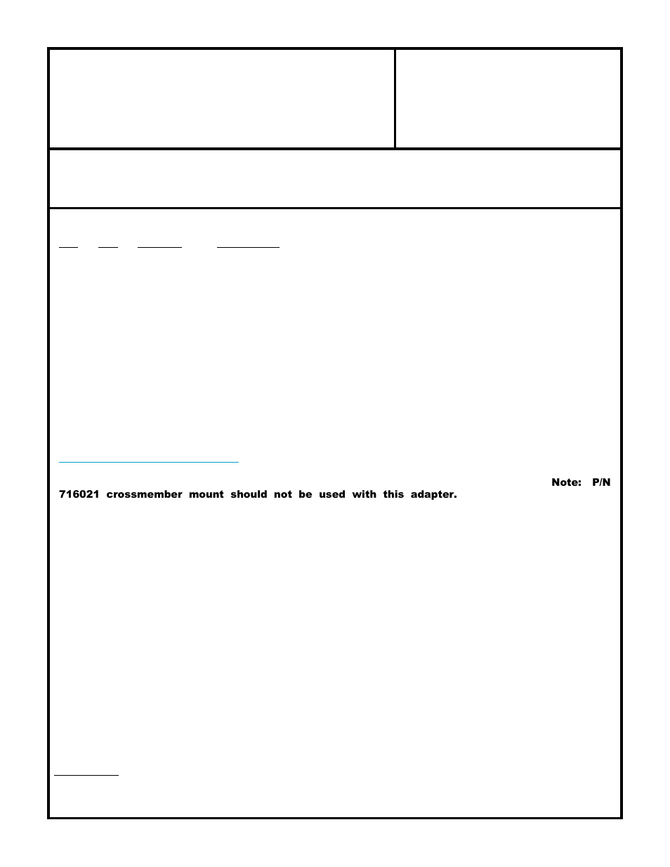 Advance Adapters 50-9807 User Manual | 3 pages