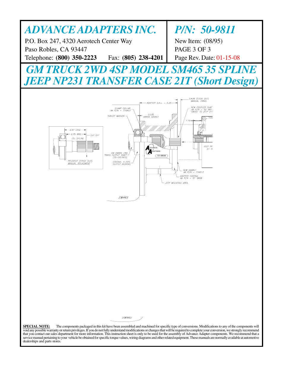 Advance Adapters 50-9811 User Manual | Page 3 / 3