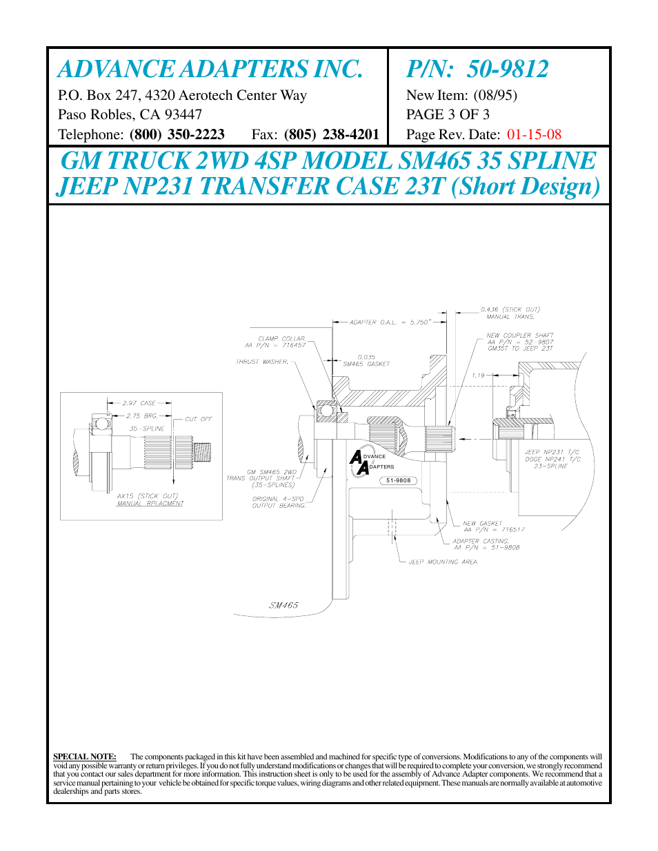 Advance Adapters 50-9812 User Manual | Page 3 / 3