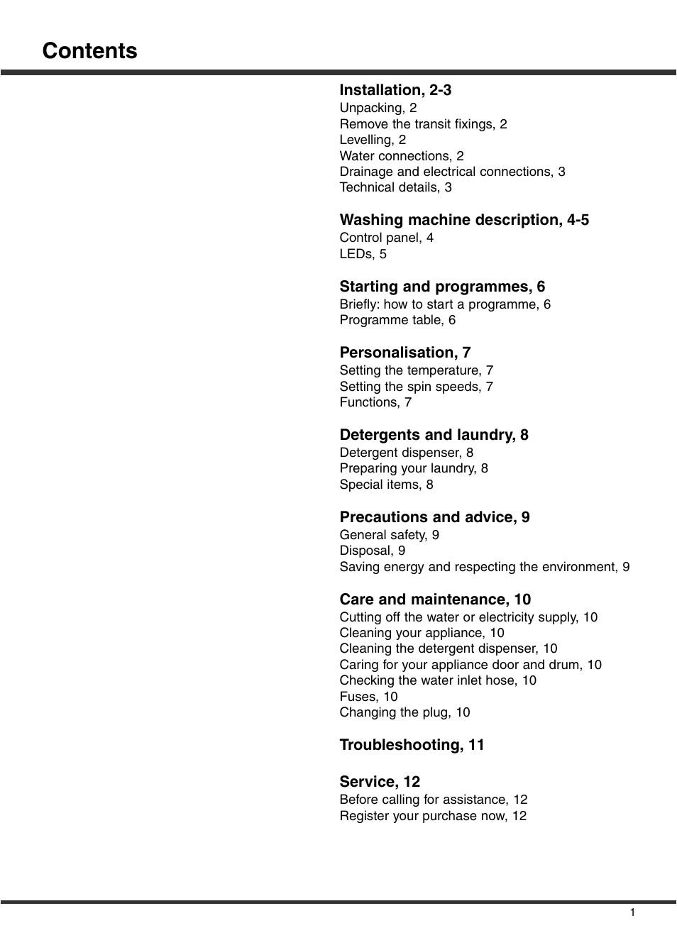 Ariston A1636S User Manual | Page 3 / 16