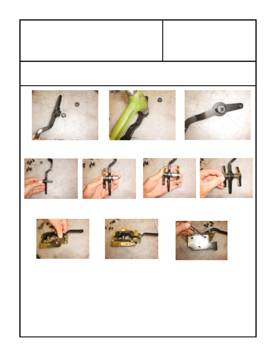 Atlas t/c jeep tj & (xj 84-01) cable shifter | Advance Adapters 303020A User Manual | Page 9 / 9