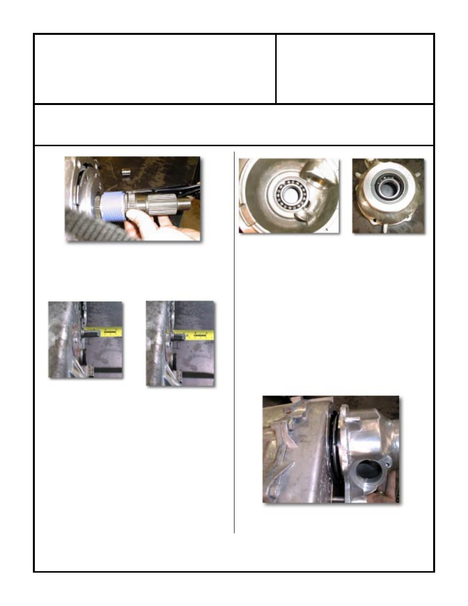 Advance adapters inc, Np231 short shaft "fixed yoke" kit | Advance Adapters 50-7906B User Manual | Page 10 / 12