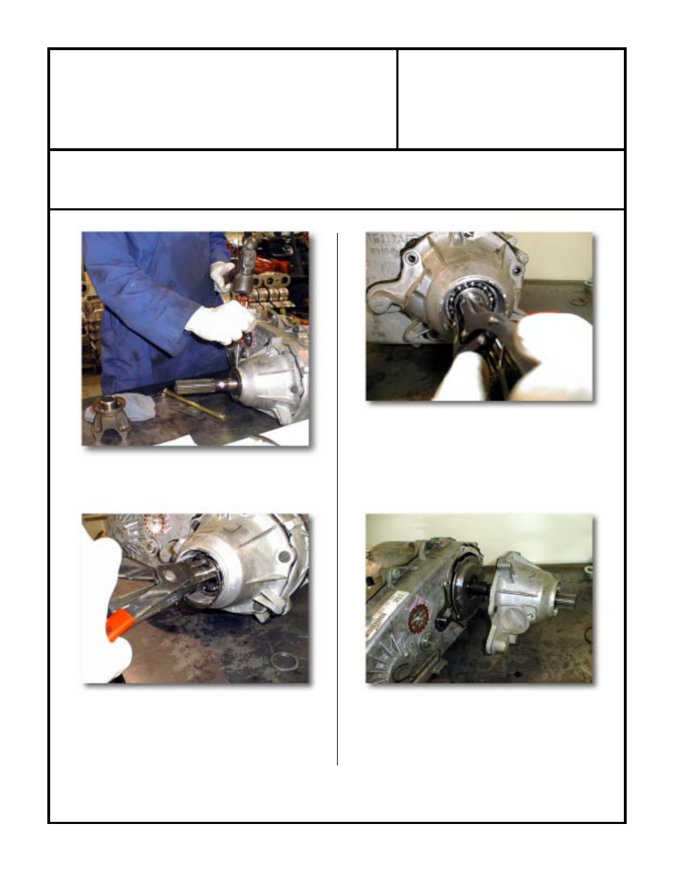 Advance adapters inc, Np231 short shaft "fixed yoke" kit | Advance Adapters 50-7906B User Manual | Page 5 / 12