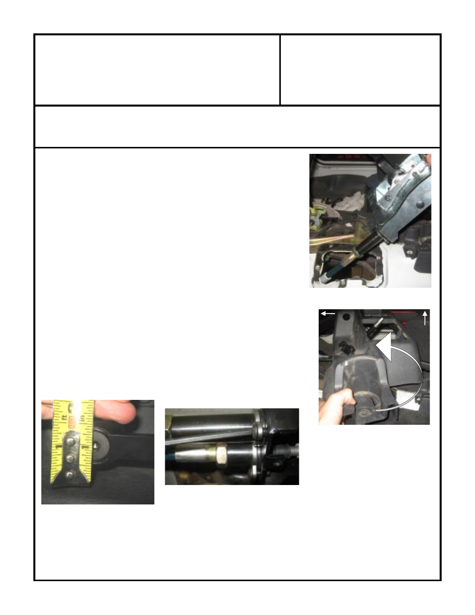 Tj 231 cable shifter | Advance Adapters 715543231 User Manual | Page 7 / 8