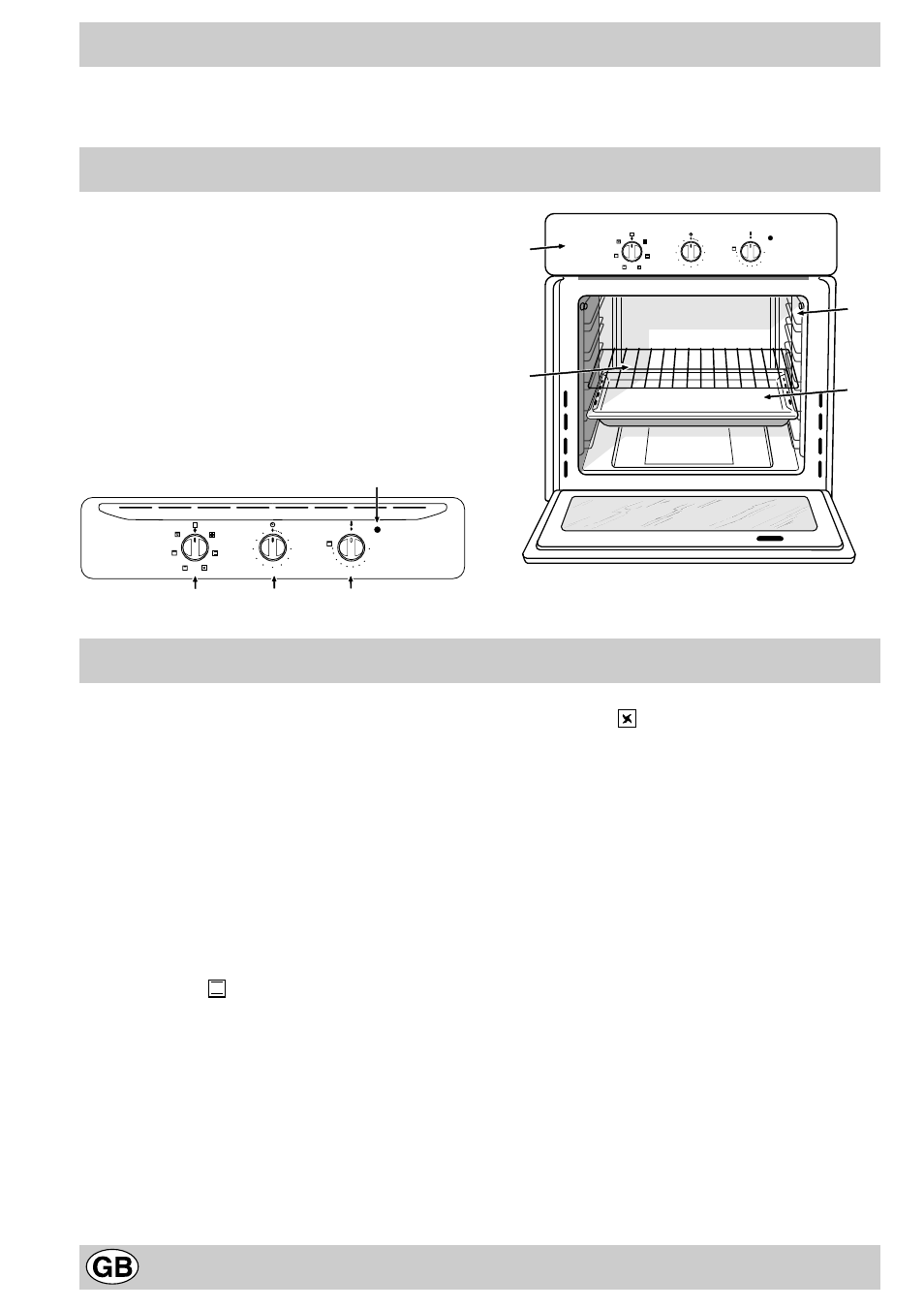 Close-up view, How to use your appliance, Af g h | Bd c e | Ariston FM 51 IX GB User Manual | Page 2 / 8