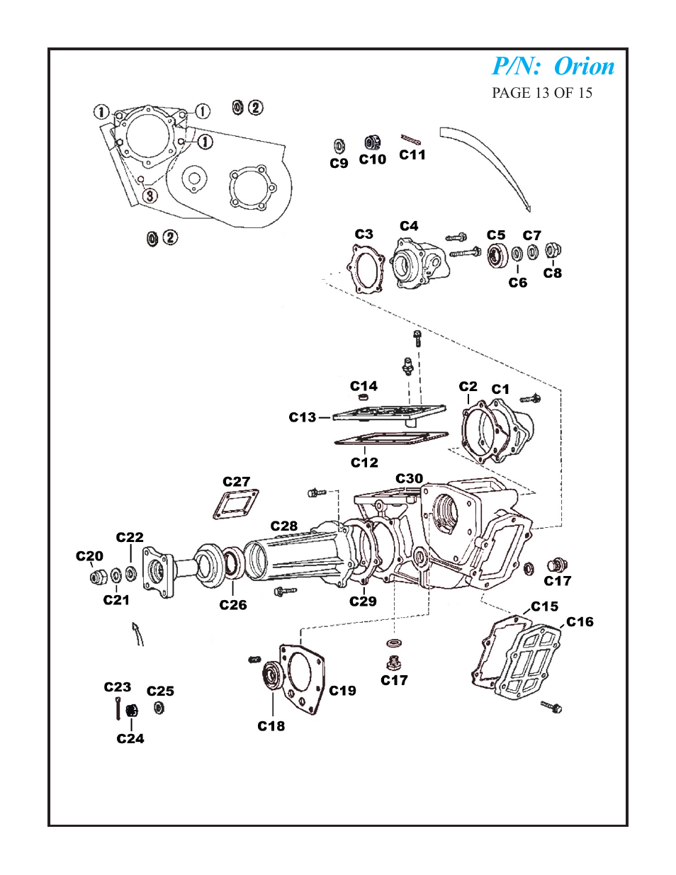 P/n: orion | Advance Adapters Orion Transfer Cace User Manual | Page 13 / 15