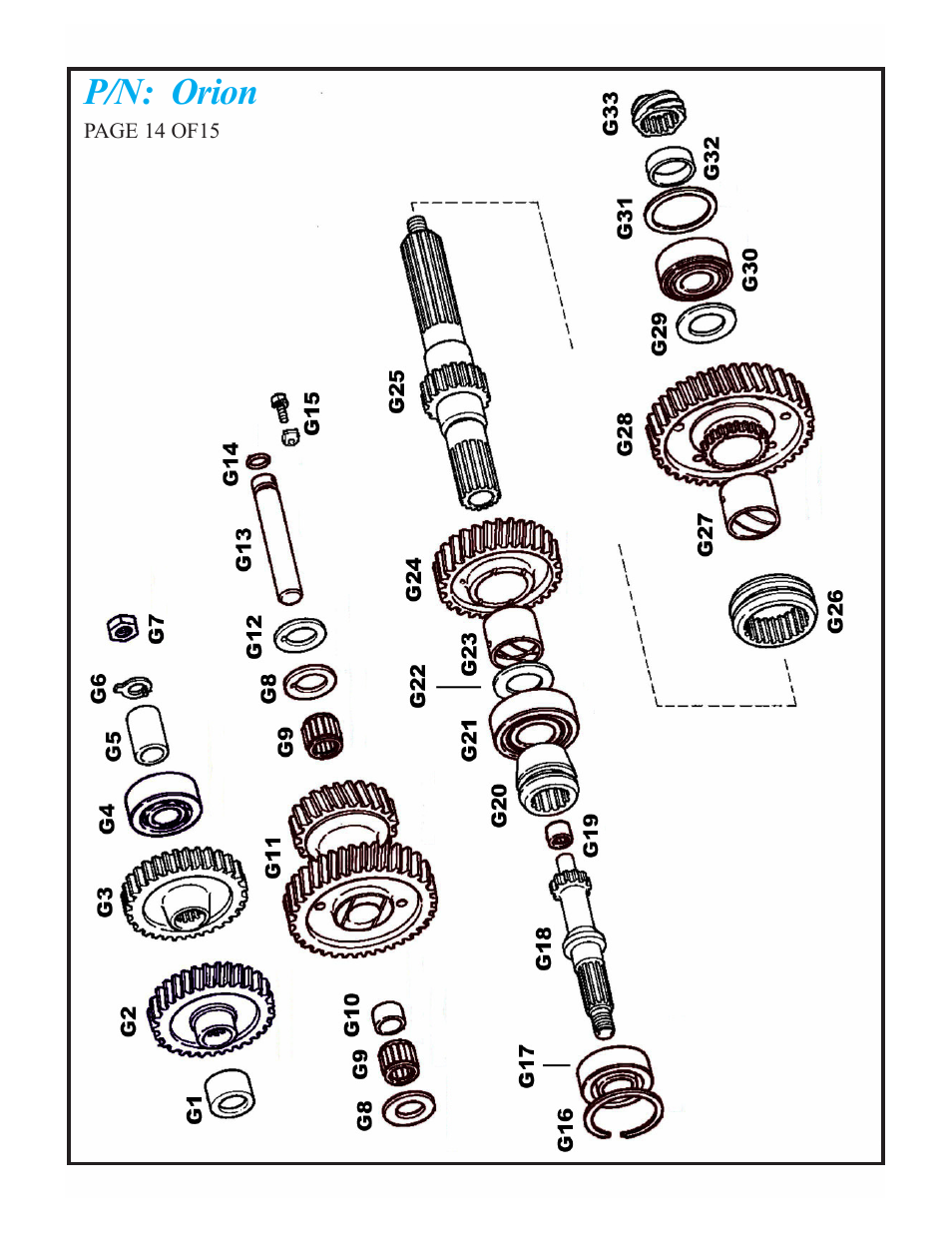 P/n: orion | Advance Adapters Orion Transfer Cace User Manual | Page 14 / 15