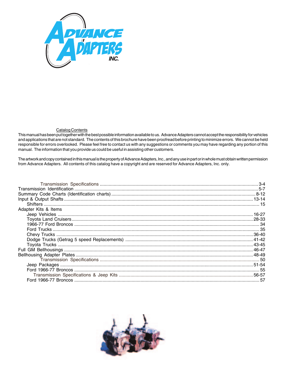 Advance Adapters AX15 User Manual | Page 2 / 57