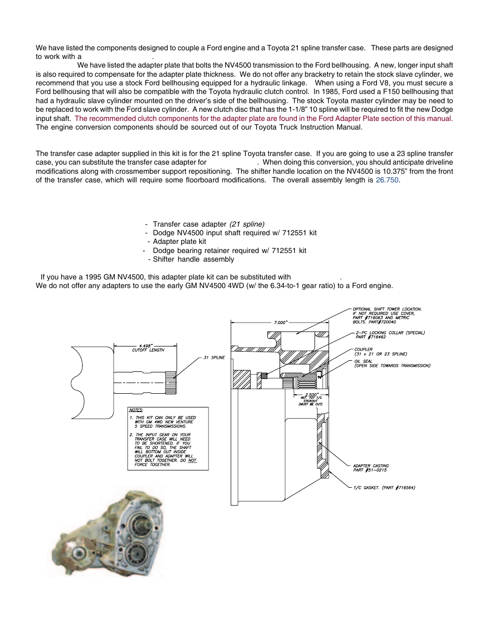 Toyota truck ford v8 | Advance Adapters AX15 User Manual | Page 44 / 57