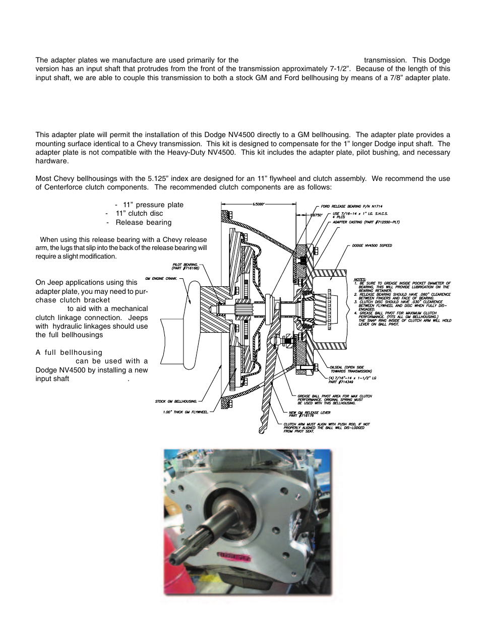 Bellhousing adapter plates, Gm adapter plates | Advance Adapters AX15 User Manual | Page 48 / 57