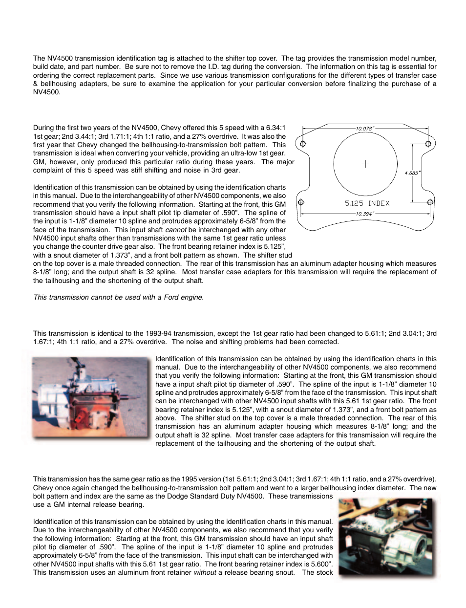 Transmission identification | Advance Adapters AX15 User Manual | Page 5 / 57