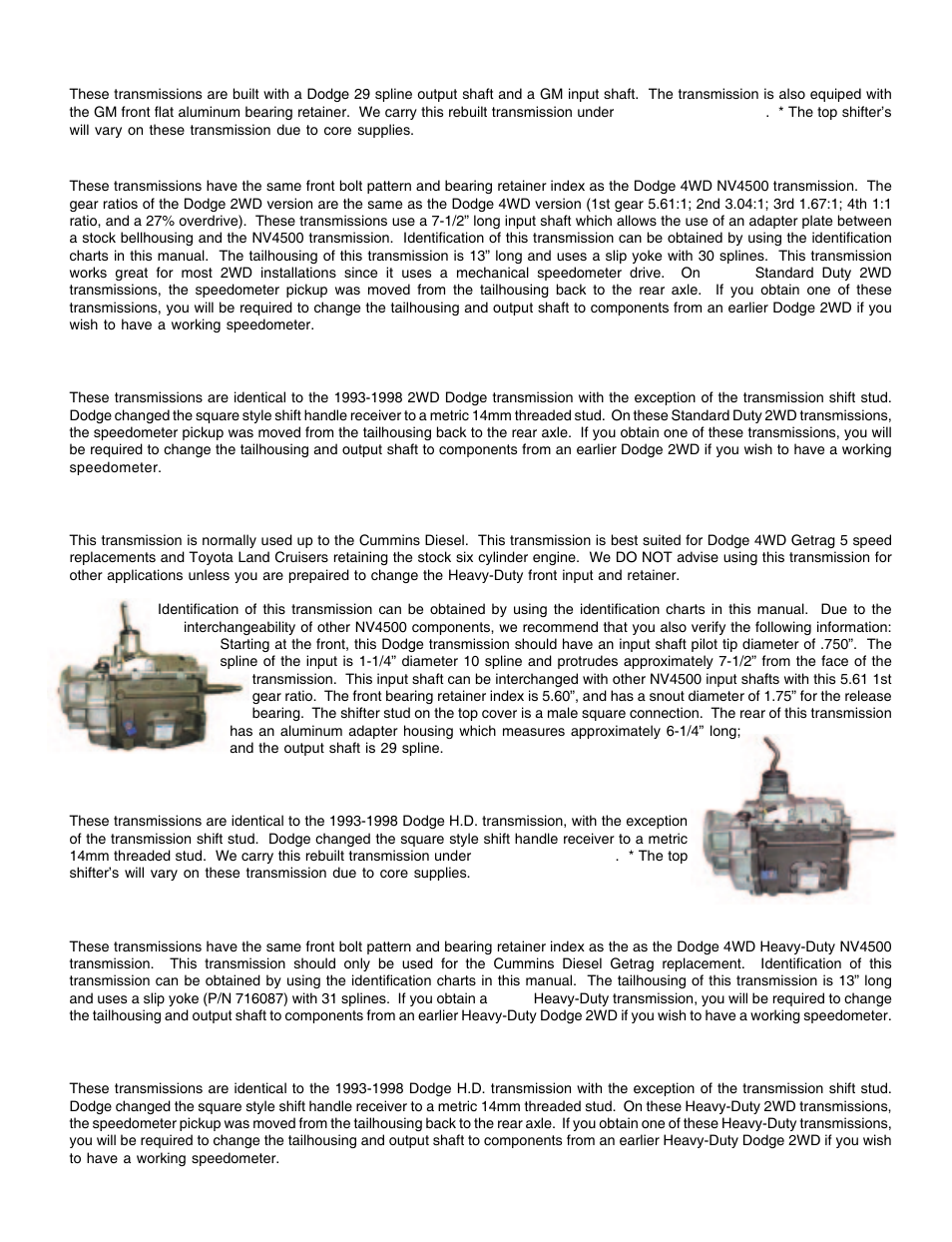 Advance adapters custom built (2001 & newer) | Advance Adapters AX15 User Manual | Page 7 / 57